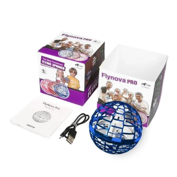 Світиться куля flynova pro gyrosphere FlyNova Pro Gyrosphere, Спіннер м'яч бумеранг BA-68