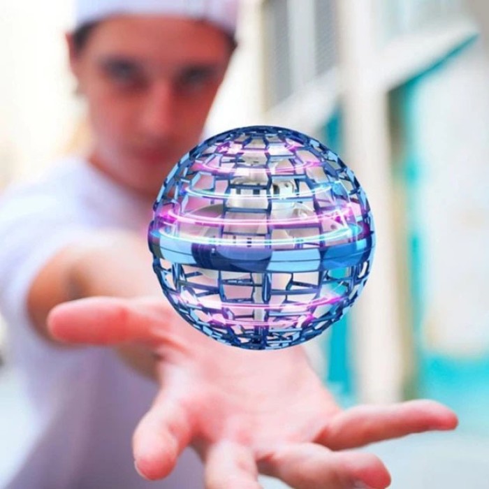 Літаючий м'яч спінер FlyNova Pro Gyrosphere, FLYING SPINNER куля світиться, Ітерактивний м'яч QR-35