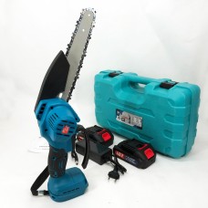 обрізки гілок Domotec, Потужна садова пилка, Міні-пила в кейсі з 2 АКБ, Хороша акумуляторна пила HK-24