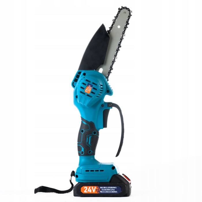 обрізки гілок Domotec, Потужна садова пилка, Міні-пила в кейсі з 2 АКБ, Хороша акумуляторна пила HK-24