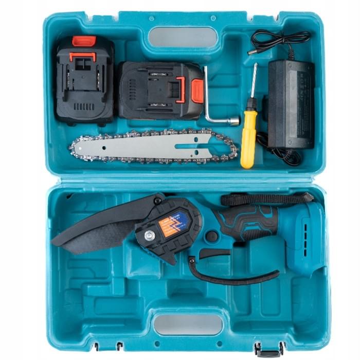 Міні електропила акумуляторна Domotec 8"(20см) 48 В, Ланцюгова міні-пила GD-296 для ремонту