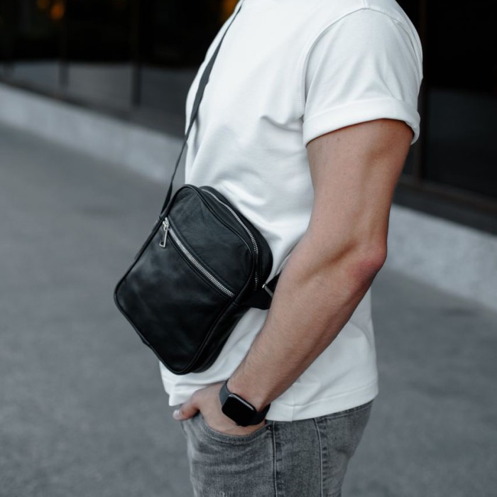 Міська сумка-месенджер, Сумка чоловіча планшет через плече, Сумка через плече, Легка сумка-месенджер HI-65