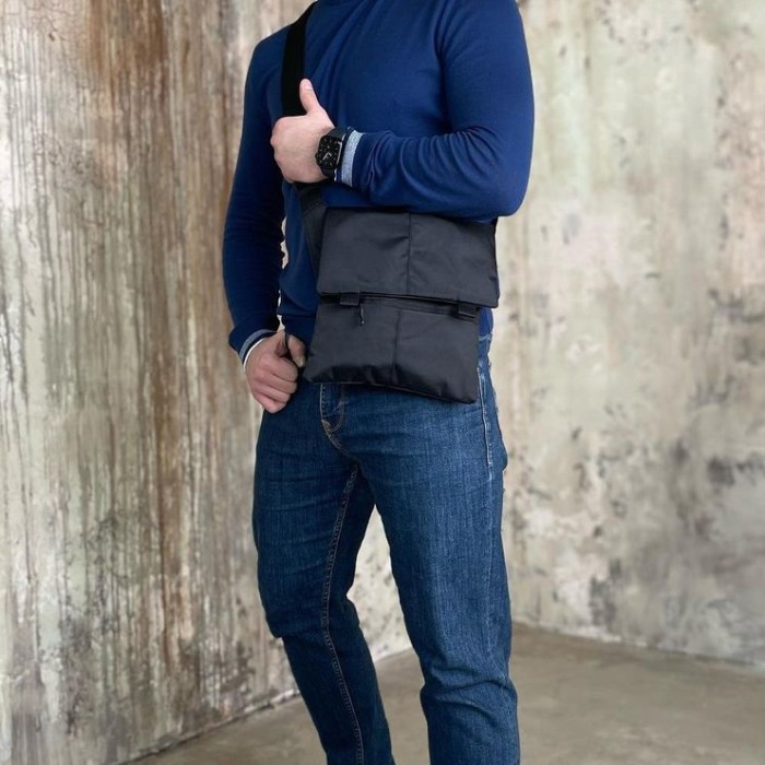 Сумка для міста, Сумки для документів, Зручна чоловіча сумка планшетка, Месенджер непромокальний SA-77