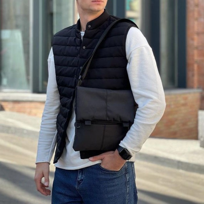 Поштова сумка для документів, Сумка слінг тактична, Барсетки чоловічі Чоловіча кроссбоді MS-48