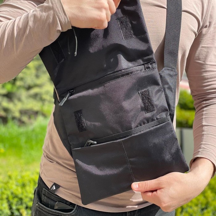 Наплічний месенджер, Сучасний месенджер, Сумка пояс плече чоловіча тактична, Вулична сумка через плече EW-94