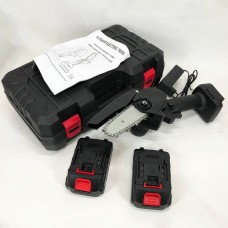 Ручна пила з шиною 10 см, Міні-пилка з батареєю, Пила ручна акумуляторна для високого зрізання MX-77