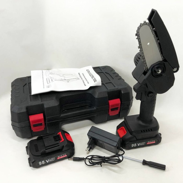 Електропилка для гілок дерев в саду 10, Ланцюгові електропили по дереву, АКБ пила для обрізки саду WA-40