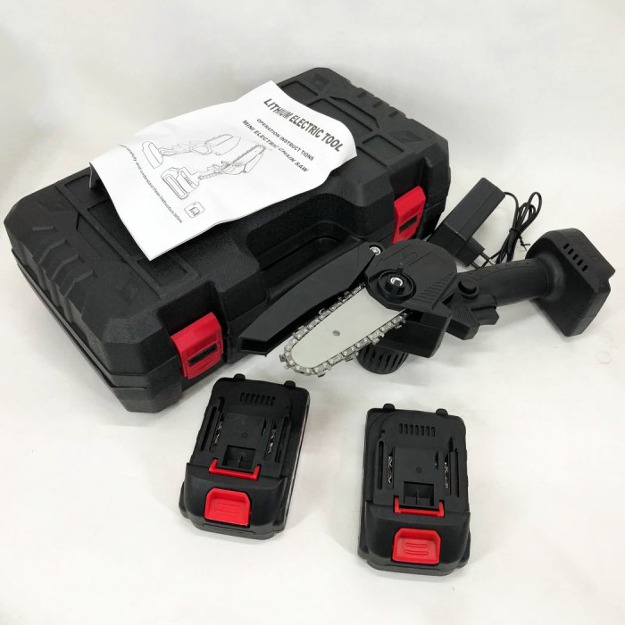 АКБ пила ножівка для саду 10 см, Пила для подрібнення садових відходів Пилка обрізання сучків GS-38