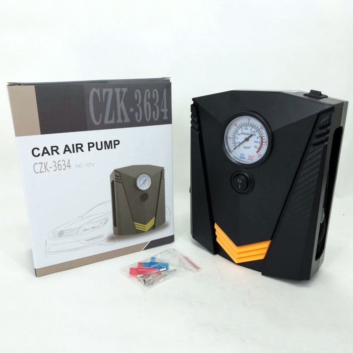 Автомобільний компресор для накачування шин 12V, Автомобільний насос 12 вольт компресор JG-74
