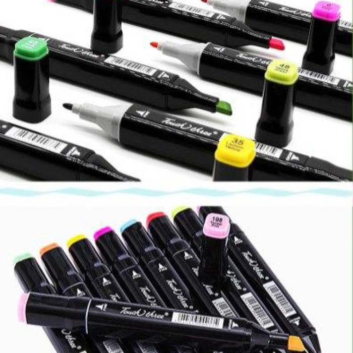 Маркер двосторонній на спиртовій основі sketchmarker 36 шт, Маркери на QA-220 спиртовій основі