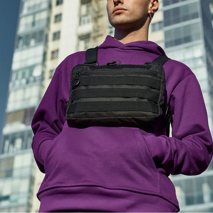 Тактична сумка сумок, Тактична нагрудна сумка Сумка слінг Міцна чоловіча через плече OQ-31