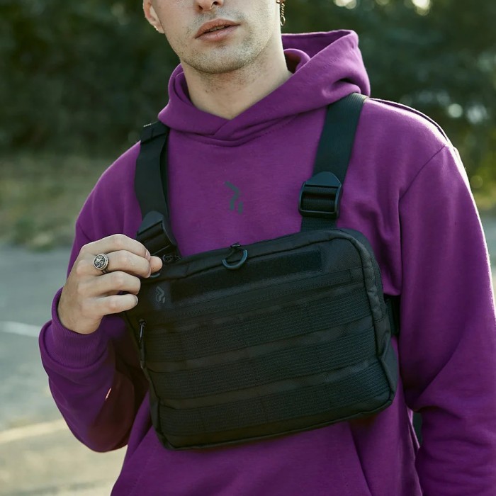 Тактична сумка сумок, Тактична нагрудна сумка Сумка слінг Міцна чоловіча через плече OQ-31