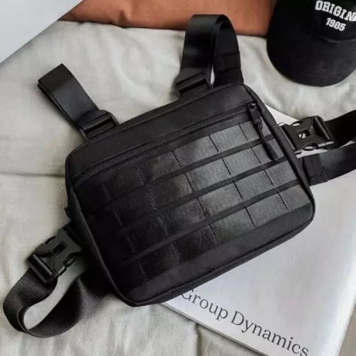 Сумка чоловіча брезентова military, Тактична сумка на груди, Сумка для активного QN-655 способу життя