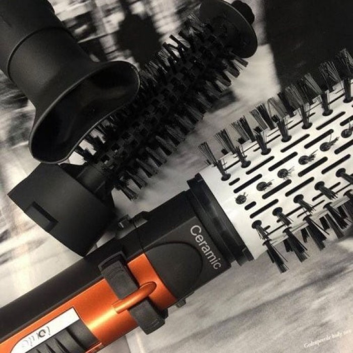 Фен гребінець для укладання локонів, Дорожній потужний фен для волосся Портативний сушіння QK-32