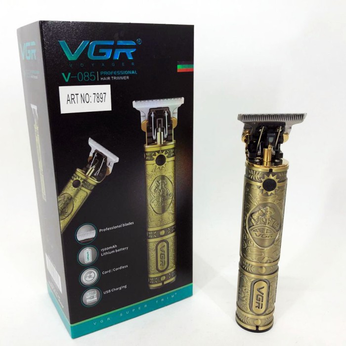 Багатофункціональна акумуляторна машинка для стрижки VGR V-085, Машинка для стрижки FM-378 волосся професійна