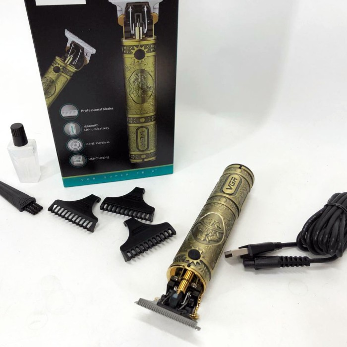 Підстригальна машинка VGR, Чоловічий триммер для окантовки, Професійний тример для гоління, професійна YZ-88