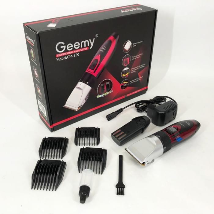 Підстригальна машинка GEMEI GM-550, Електрична машинка для стрижки, Стильна машинка KM-360 для стрижки