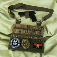 Чоловіча сумка кроссбоді, Сумка кобура наплічна, Тактичні месенджери сумки, Сумка KO-896 чоловіча тактична