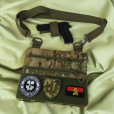 Чоловіча сумка кроссбоді, Сумка кобура наплічна, Тактичні месенджери сумки, Сумка KO-896 чоловіча тактична