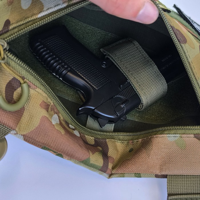 Чоловіча сумка кроссбоді, Тактична армійська сумка через плече Плечова чоловіча містка XQ-67