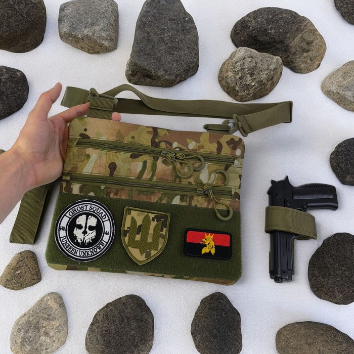 Чоловіча сумка рюкзак слінг, Чоловіча сумка тактична з кордури, Тактичний месенджер LB-33