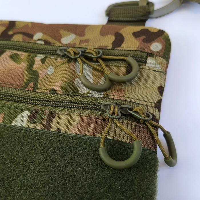 Сумка через плече військова, Чоловіча тактична сумка барсетка, Чоловіча брезентова сумка KF-788 через плече