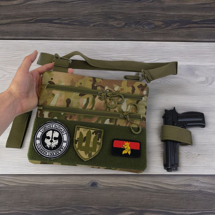 Сумка нагрудна тактична, Сумка кобура наплічна Чоловіча тактична барсетка через плече GL-54