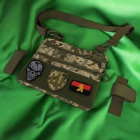 Сумка через плече військове маскування, Тактична сумка меседжер Тактична на груди QK-98