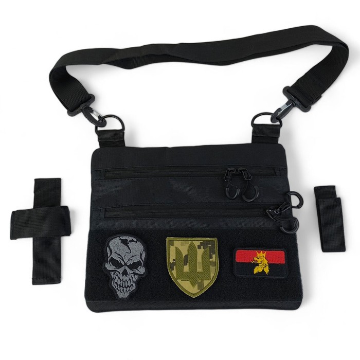 Тактичний месенджер, Чоловіча сумка кроссбоді, Чоловіча тактична сумка барсетка кобура наплічна QG-75