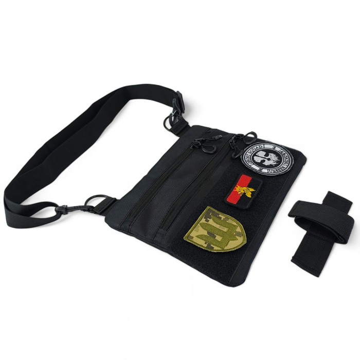 Тактичний месенджер, Чоловіча сумка кроссбоді, Чоловіча тактична сумка барсетка кобура наплічна QG-75