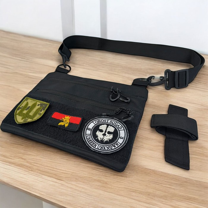 Чоловіча тактична сумка барсетка, Тактична сумка на груди, Чоловіча QR-951 сумка кроссбоді
