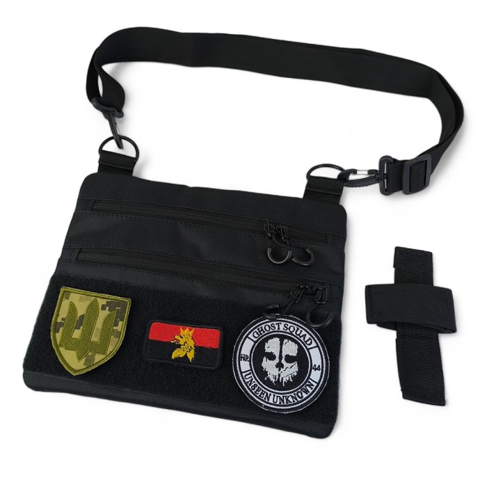 Тактичний месенджер, Рюкзак через плече військова барсетка, Чоловіча сумка рюкзак слінг WO-45