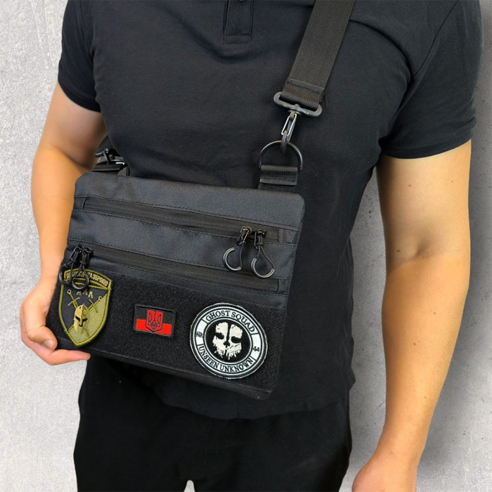 Тактичний месенджер, Рюкзак через плече військова барсетка, Чоловіча сумка рюкзак слінг WO-45