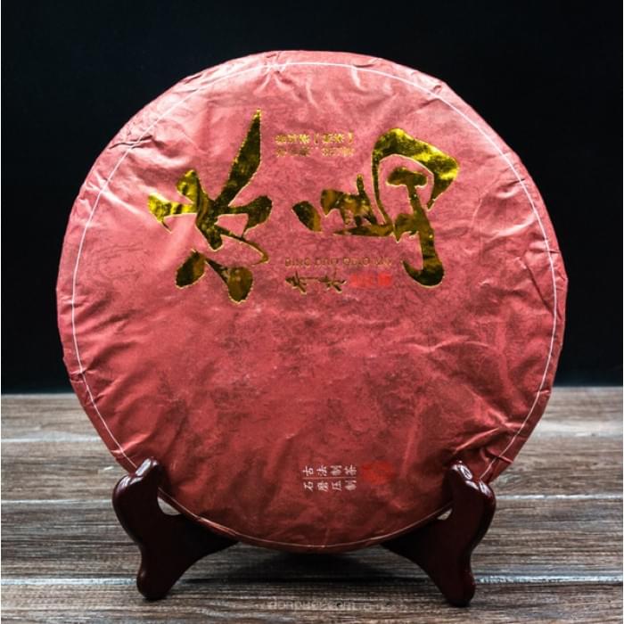 Шу пуер Bing Dao Qiao OF-507 Mu 357g