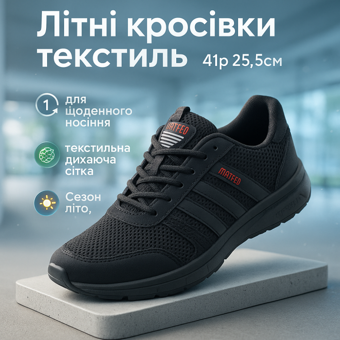 Літні кросівки текстиль, Літні чоловічі кросівки для тренувань Міцні чоловічі на літо BT-61