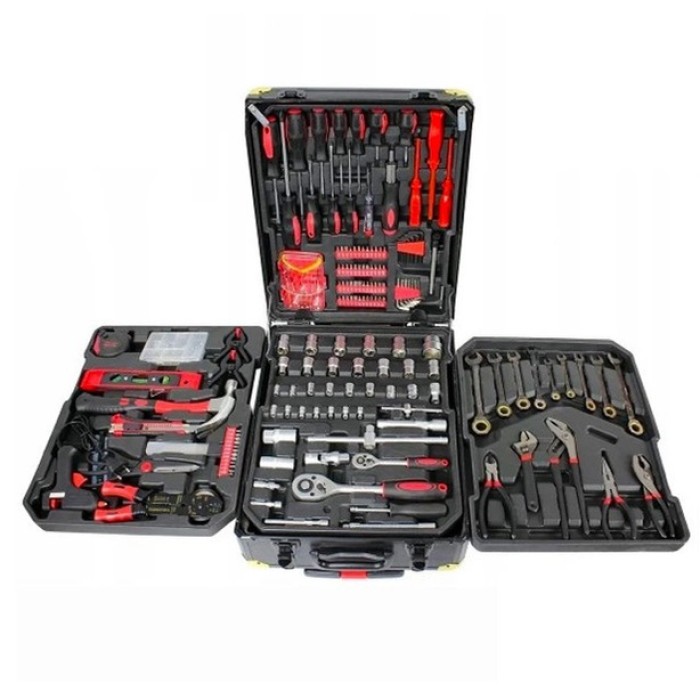 Професійний набір інструментів Tools Set KRAFFTEC у валізі з тріскачкою із SW-243 408 предметів