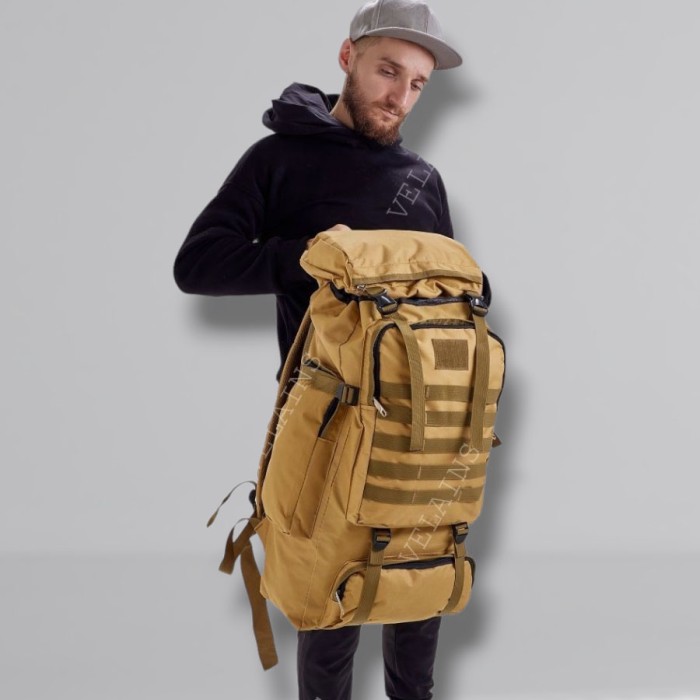 Тактичний штурмовий рюкзак 70, Рюкзак наплічний військовий військовий тактичний для походу QB-24