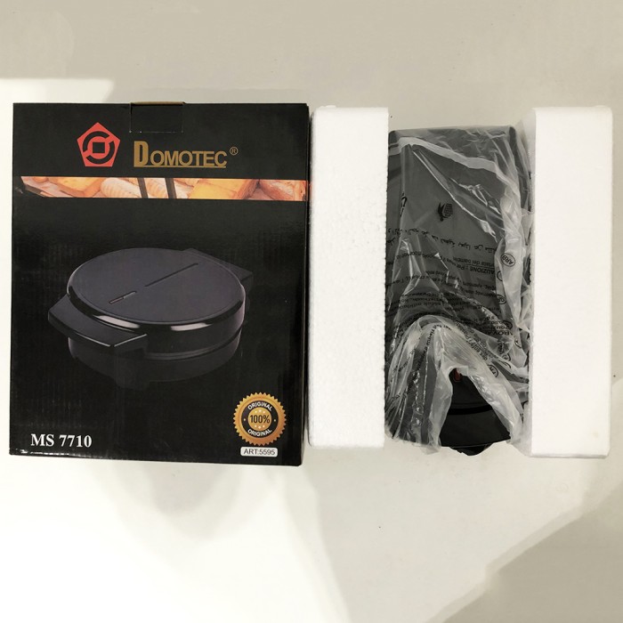 Потужна вафельниця для дому DOMOTEC MS-7710 1000 Вт, Вафельниця кругла для тонких AT-809 вафель якісна