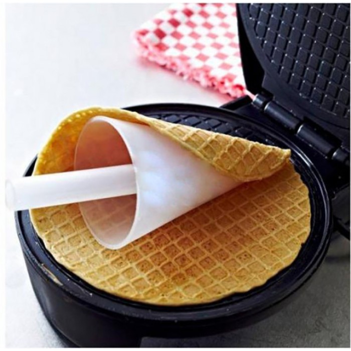 Вафельниця кругла з антипригарним покриттям DOMOTEC MS-7710 1000 Вт, Вафельниця для м'яких вафель WL-34