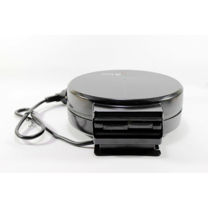 Вафельниця кругла з антипригарним покриттям DOMOTEC MS-7710 1000 Вт, Вафельниця для м'яких вафель WL-34