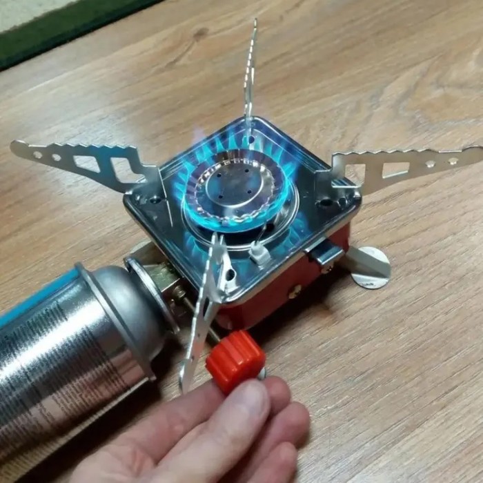 Газова похідна плитка, Ультралегкий турист Компактний складний газовий пальник, Пальник для кемпінгу IW-60