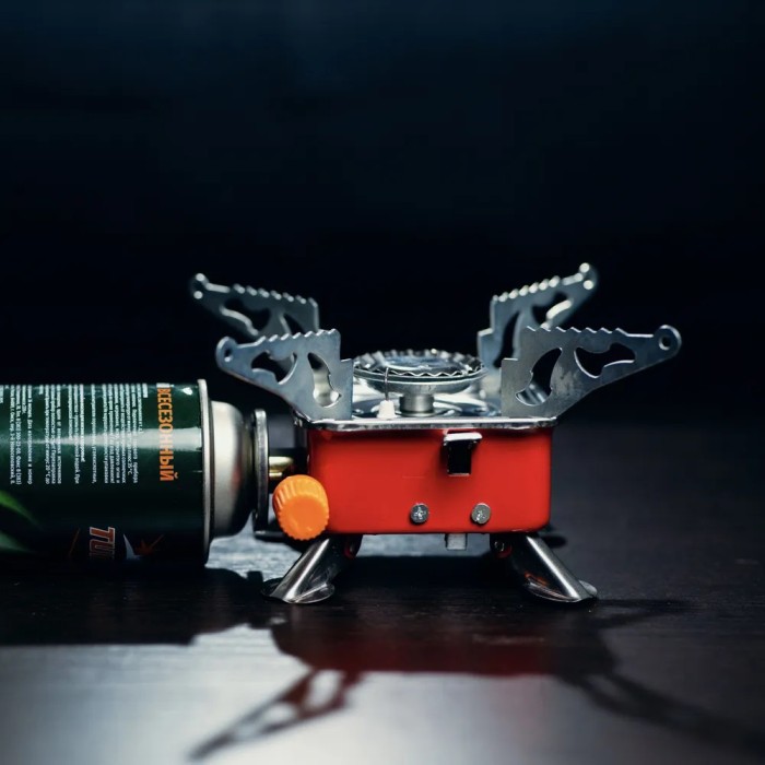 Розпалювання вогню на природі, Газова плита під звичайний балон, Польовий газовий пальник RT-62