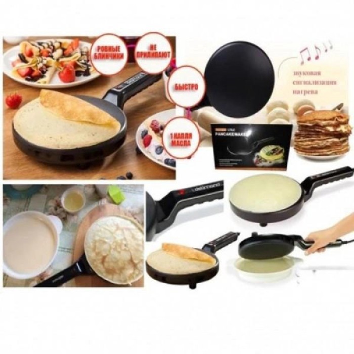 Млинець електричний CREPE MAKER. XT-271 Колір: чорний