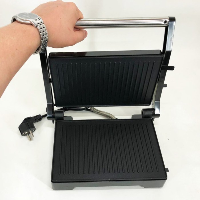 Бутербродниця електрогриль, Гриль притискний хороший, Гриль домашнього використання FI-69