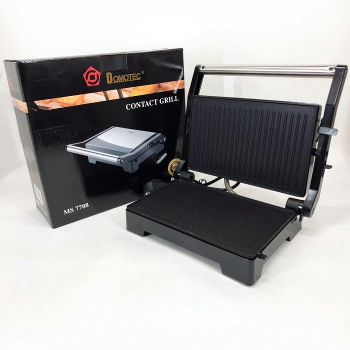 Електрогриль притискний для м'яса для овочів Domotec Електричний гриль м'яса UE-25
