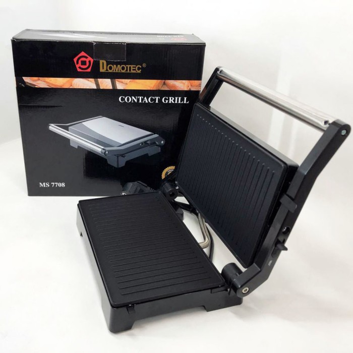 Гриль для приготування шашликів Domotec MS-7708 1000 W, Великий електричний гриль YM-15