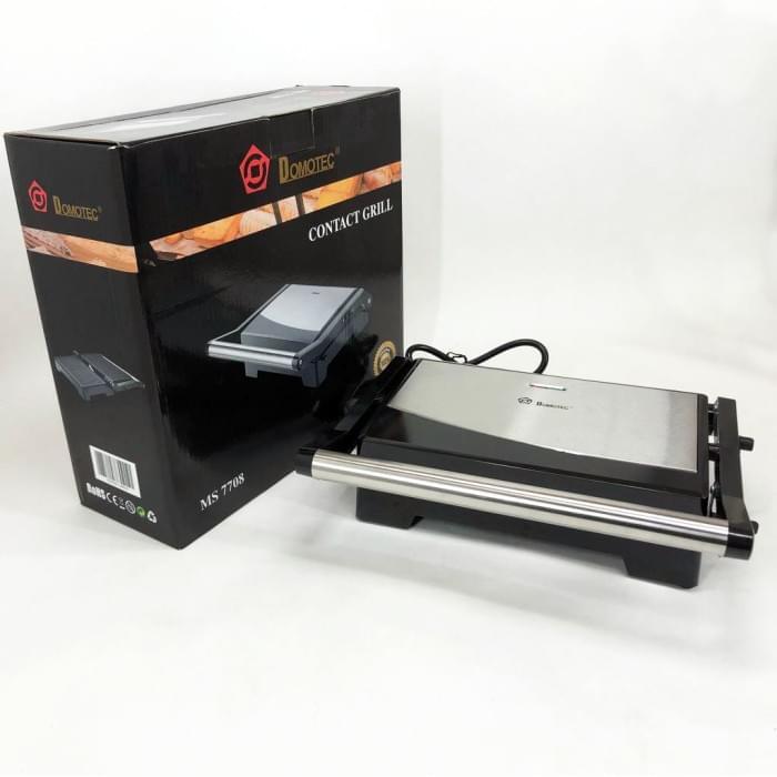 Гриль електричний сендвічниця Domotec MS-7708 1000 W, Гриль NA-179 двосторонній контактний