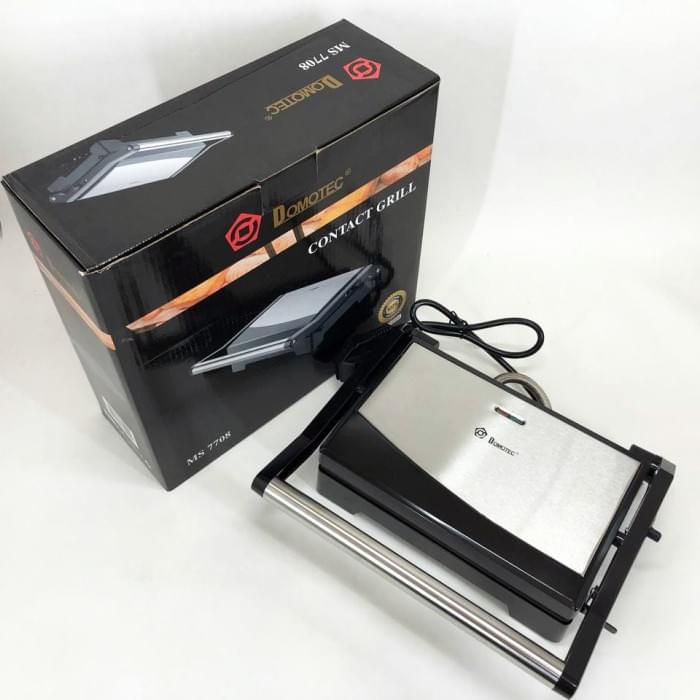 Гриль електричний сендвічниця Domotec MS-7708 1000 W, Гриль NA-179 двосторонній контактний