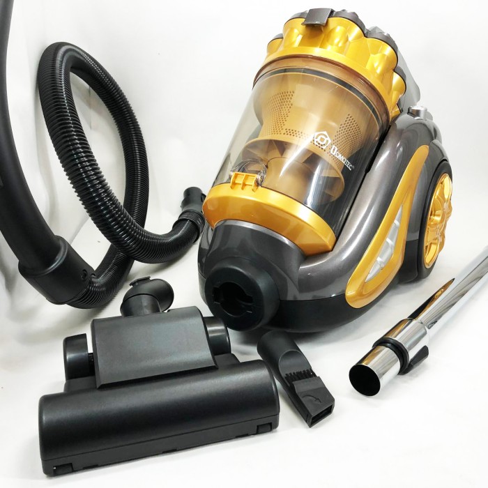 Компактний контейнерний пилосос MS-4408, Стильний пилосос з фільтром нера для дому надійний CN-19