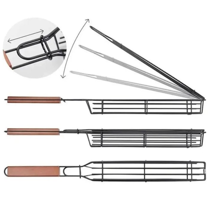 Сітка-гриль для овочів UNIQUE, Грати для грилю, Сітка для барбекю IC-50